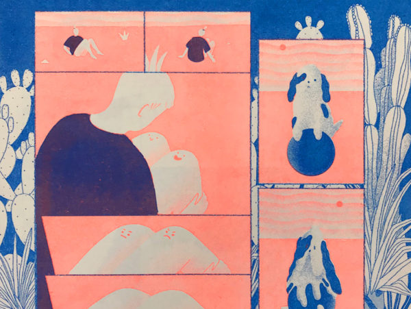 siesta, marina fernandez, fanzine, riso