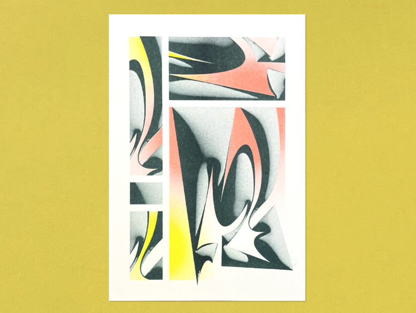 st-76, drili, print, riso, risograph,