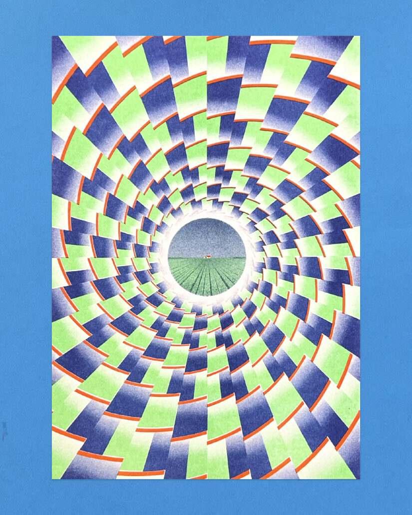 «Autorefractómetro» Nachooft Colección Riso III 2026 nachooft, autorefractometro, riso, a5, print